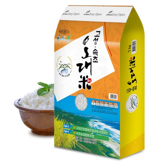 강원더몰,[고성농협쌀] 2023년산  고성속초오대미 쌀 5kg X 2 (상등급)